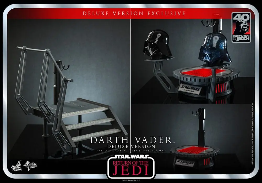 Star Wars: Episode VI 40th Anniversary Figurina de acțiune 1/6 Darth Vader Deluxe Version 35 cm poza produsului