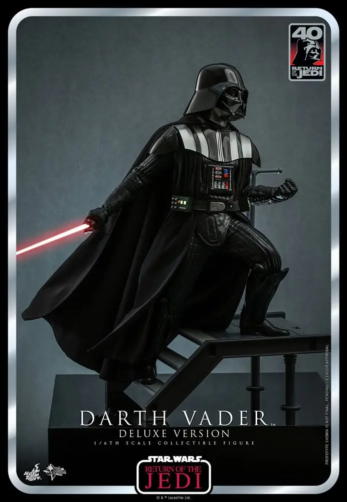 Star Wars: Episode VI 40th Anniversary Figurina de acțiune 1/6 Darth Vader Deluxe Version 35 cm poza produsului