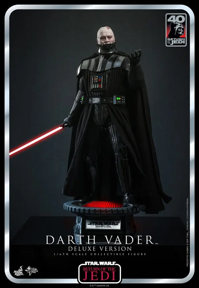 Star Wars: Episode VI 40th Anniversary Figurina de acțiune 1/6 Darth Vader Deluxe Version 35 cm poza produsului