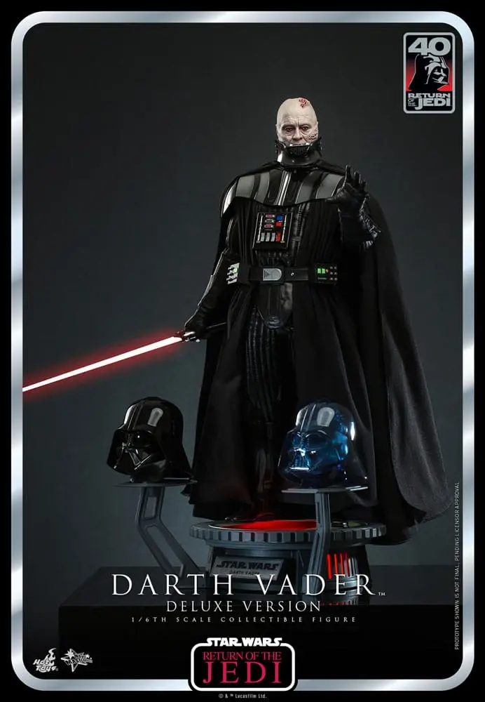 Star Wars: Episode VI 40th Anniversary Figurina de acțiune 1/6 Darth Vader Deluxe Version 35 cm poza produsului