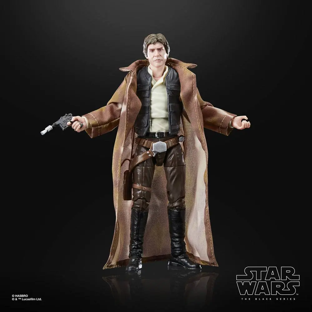 Star Wars Episode VI 40th Anniversary Black Series Figurina de acțiune Han Solo (Endor) 15 cm poza produsului