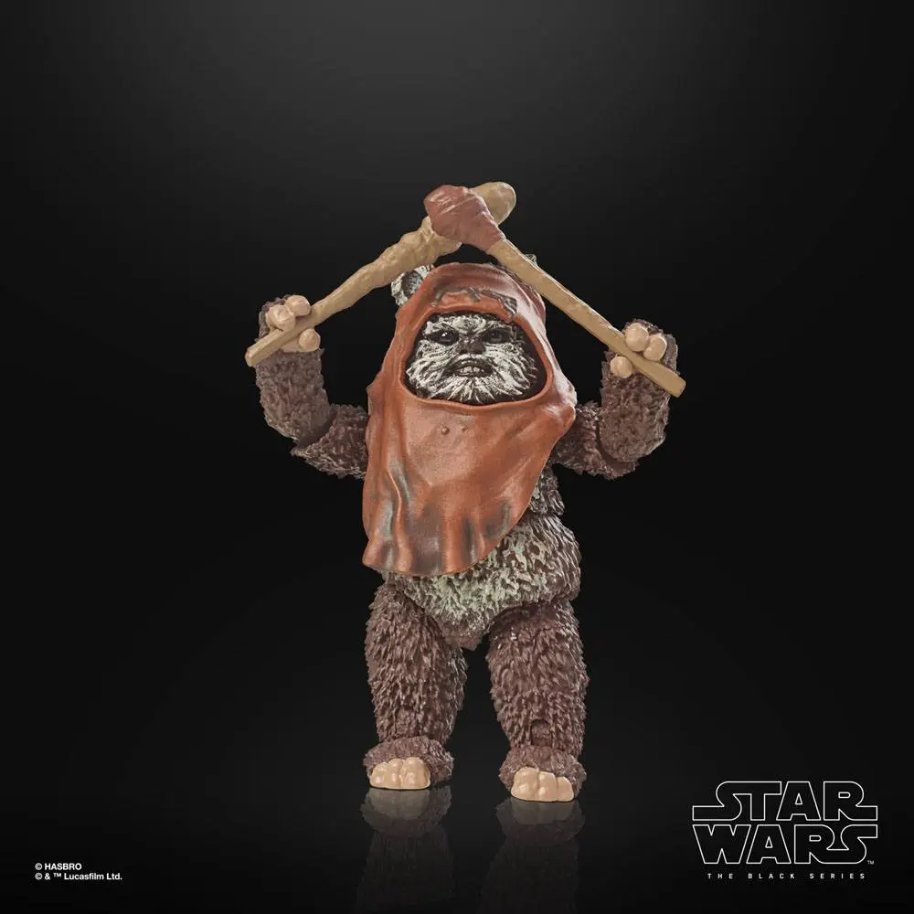 Star Wars Episode VI 40th Anniversary Black Series Figurina de acțiune Wicket 15 cm poza produsului