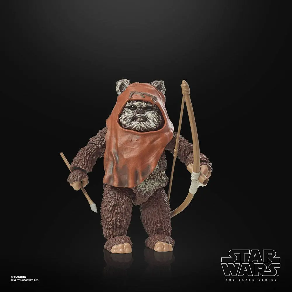 Star Wars Episode VI 40th Anniversary Black Series Figurina de acțiune Wicket 15 cm poza produsului