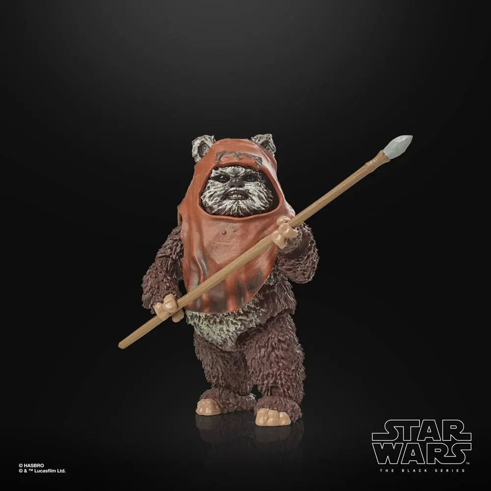 Star Wars Episode VI 40th Anniversary Black Series Figurina de acțiune Wicket 15 cm poza produsului