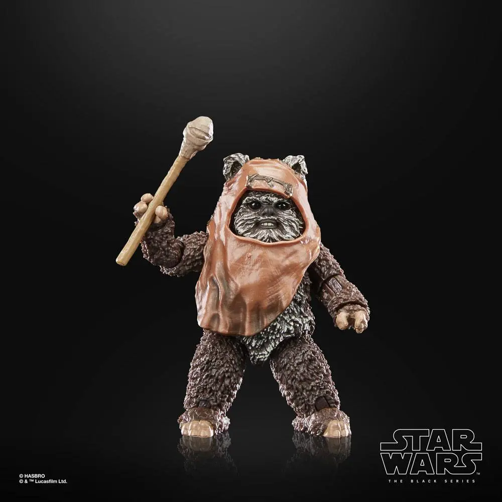 Star Wars Episode VI 40th Anniversary Black Series Figurina de acțiune Wicket 15 cm poza produsului