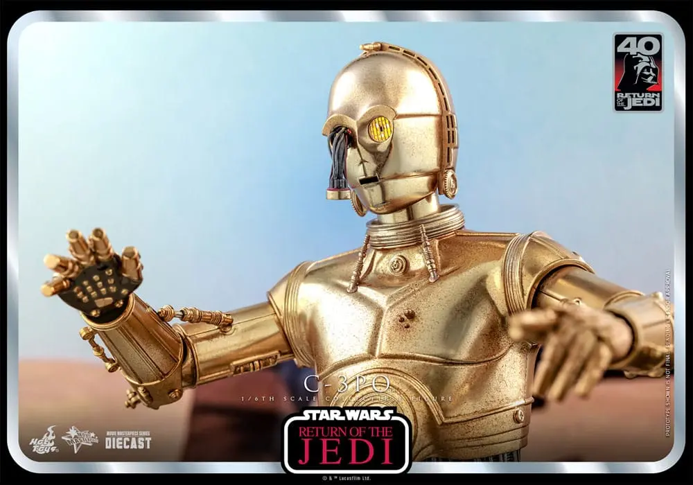 Figurină de acțiune aniversară 40 de ani Star Wars: Episode VI 1/6 C-3PO 29 cm poza produsului