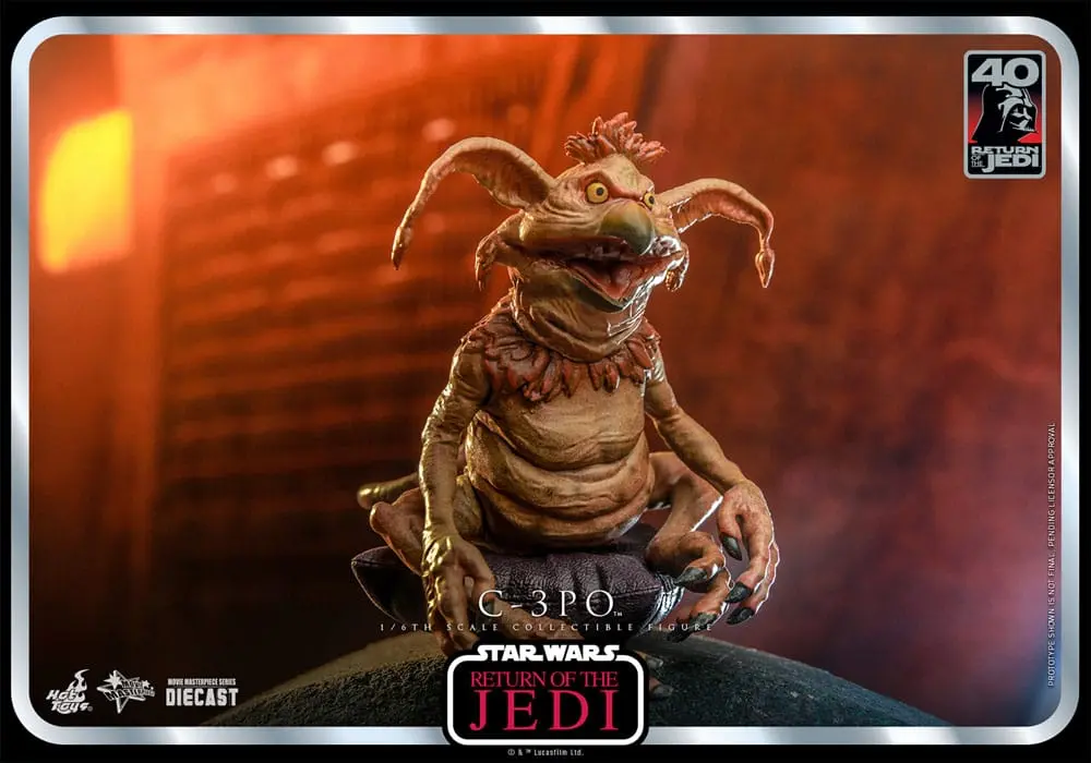 Figurină de acțiune aniversară 40 de ani Star Wars: Episode VI 1/6 C-3PO 29 cm poza produsului