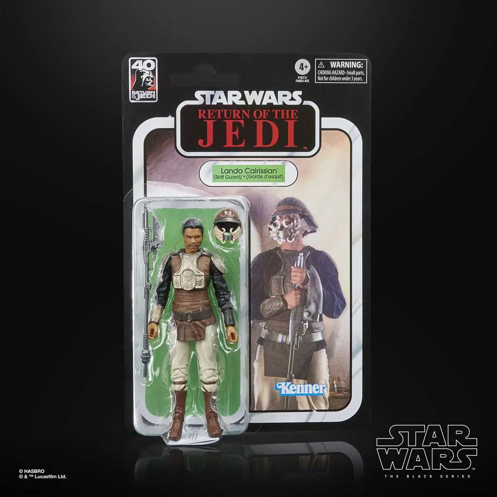 Star Wars Episode VI 40th Anniversary Black Series Figurina de acțiune Lando Calrissian (Skiff Guard) 15 cm poza produsului