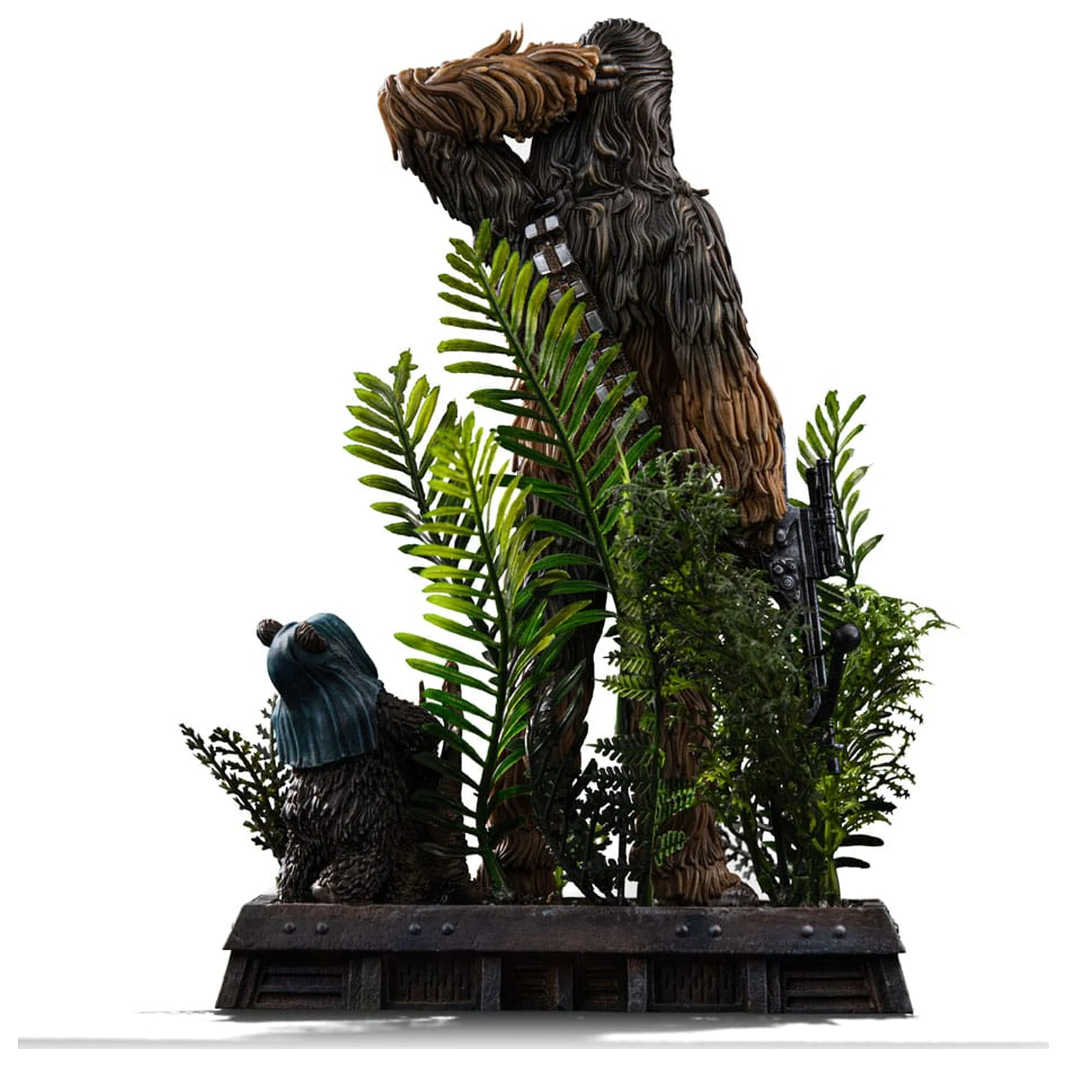 Star Wars Episode VI Art Scale Statuie 1/10 Chewbacca and Tokkat 22 cm poza produsului