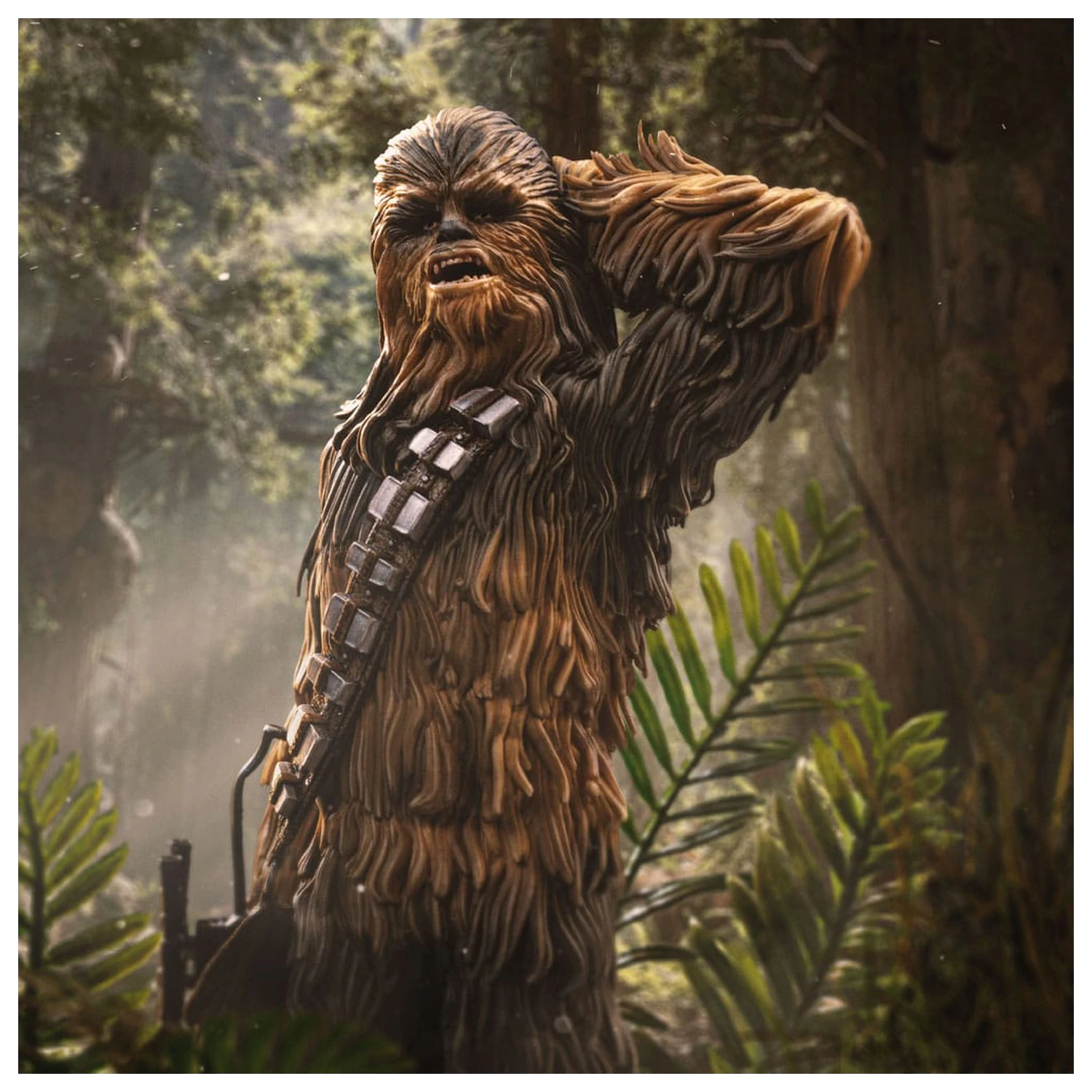 Star Wars Episode VI Art Scale Statuie 1/10 Chewbacca and Tokkat 22 cm poza produsului