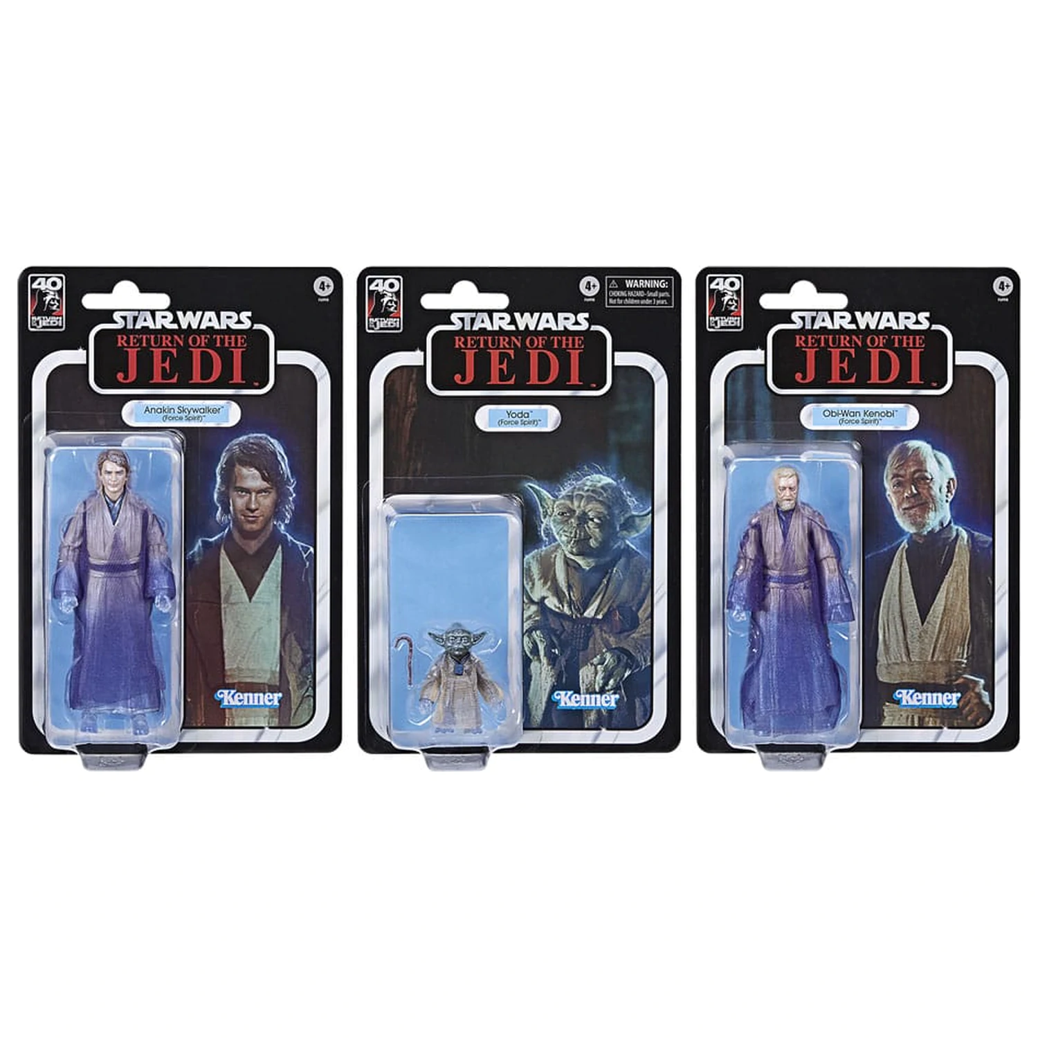 Star Wars Episode VI Black Series Figurina de actiune 3-Pack Force Spirits 15 cm poza produsului