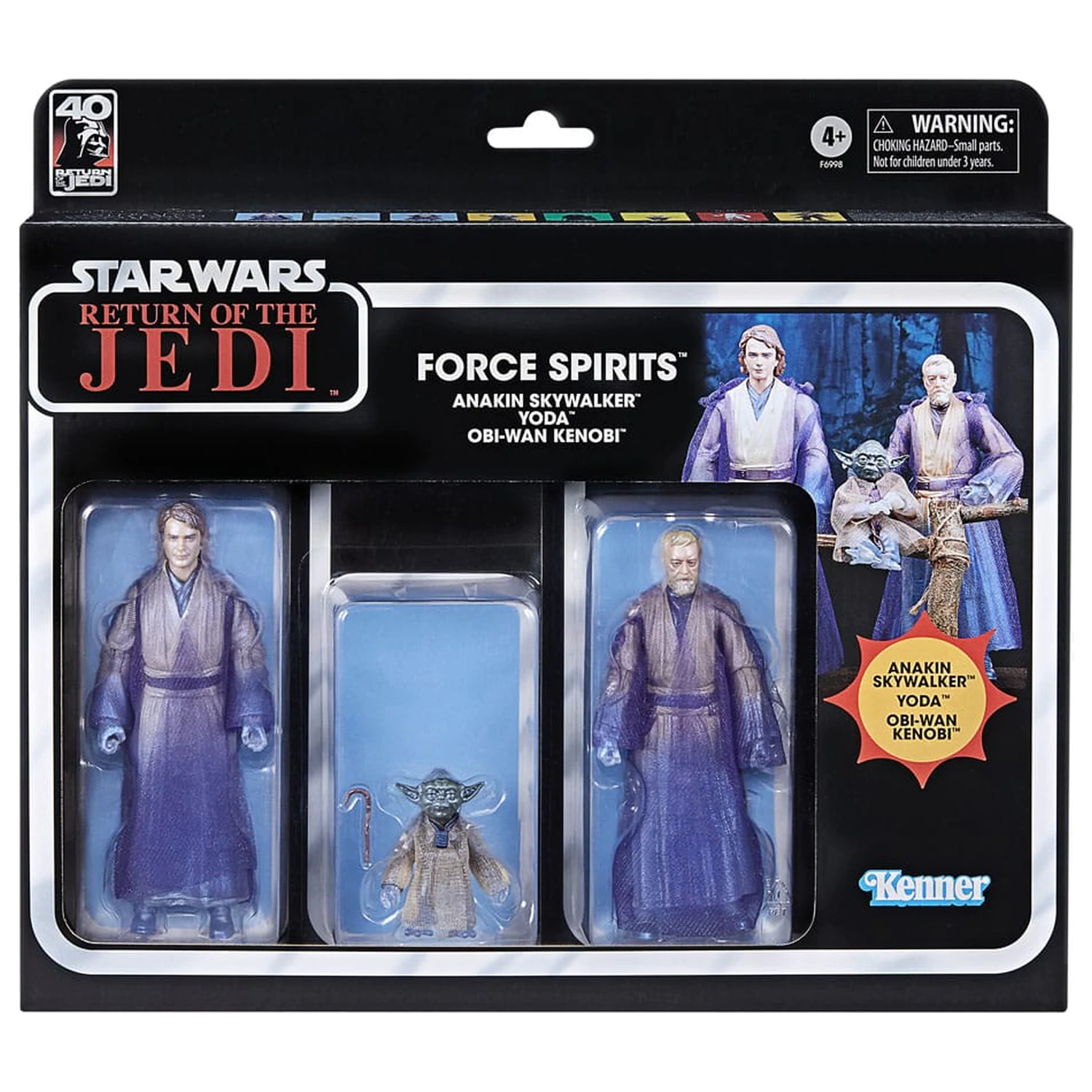 Star Wars Episode VI Black Series Figurina de actiune 3-Pack Force Spirits 15 cm poza produsului
