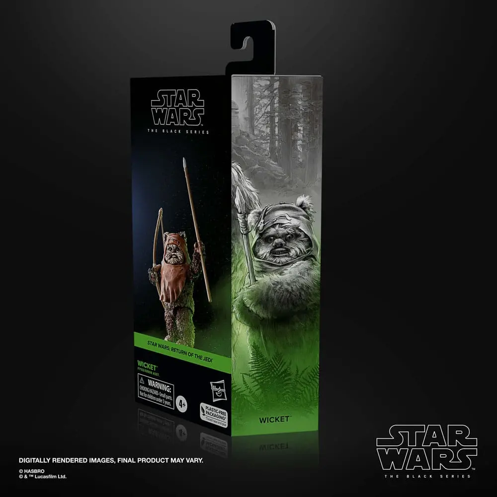 Star Wars Episode VI Black Series Figurina de acțiune Wicket poza produsului