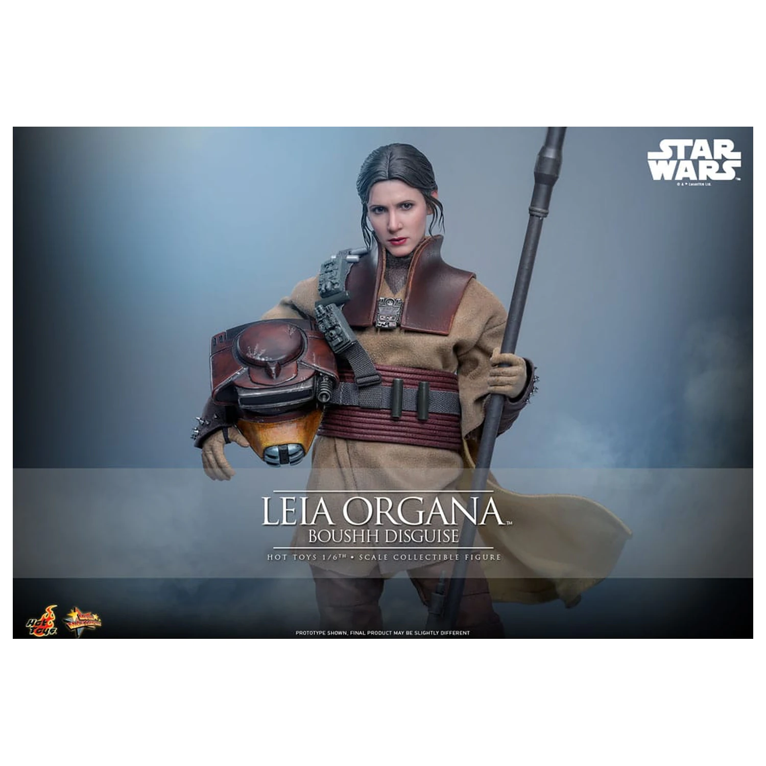 Star Wars Episode VI Movie Masterpiece Figurina de actiune 1/6 Leia Organa (Boushh Disguise) 27 cm poza produsului