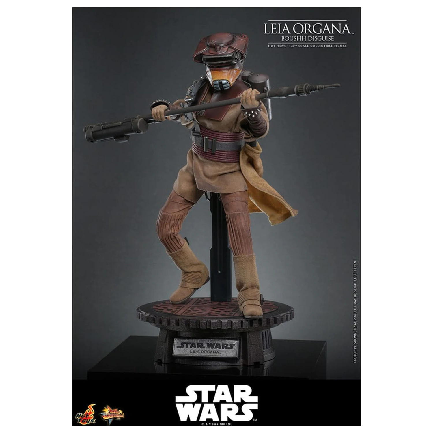Star Wars Episode VI Movie Masterpiece Figurina de actiune 1/6 Leia Organa (Boushh Disguise) 27 cm poza produsului