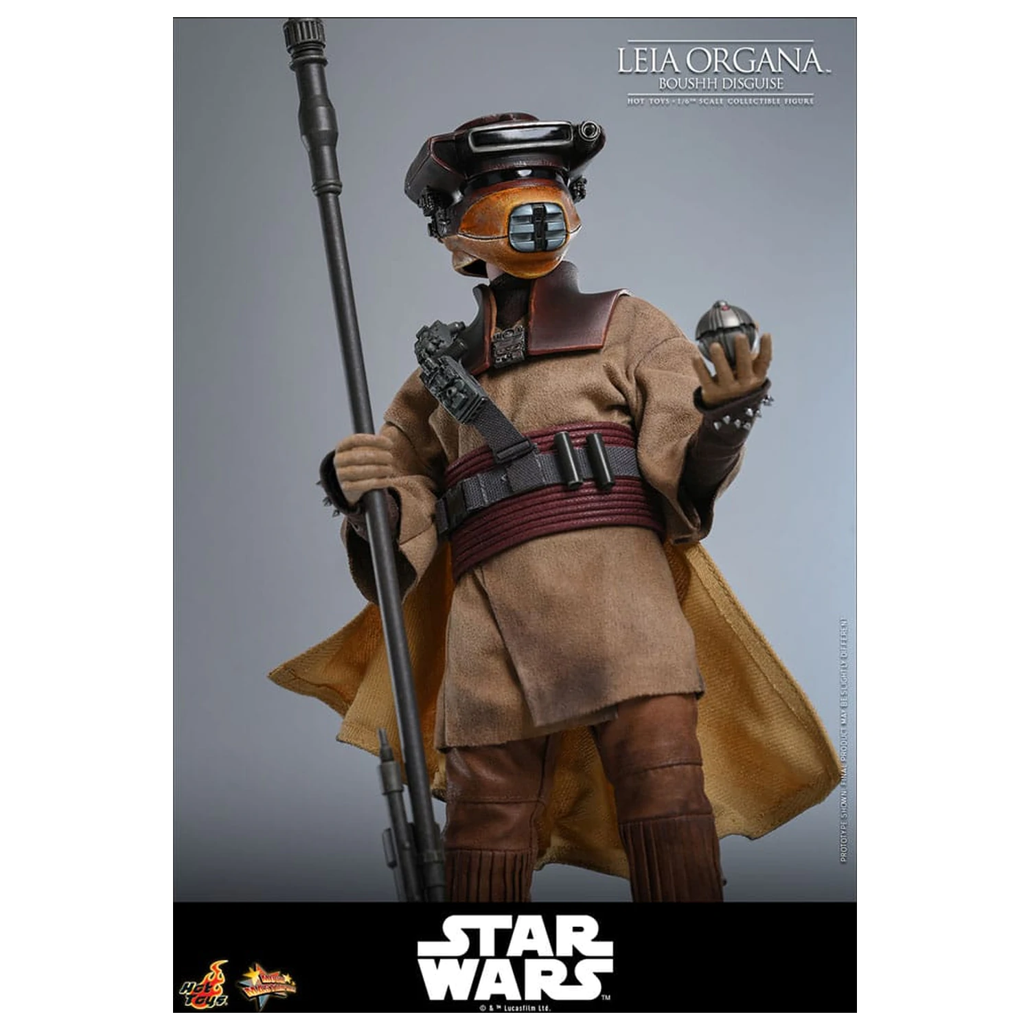 Star Wars Episode VI Movie Masterpiece Figurina de actiune 1/6 Leia Organa (Boushh Disguise) 27 cm poza produsului