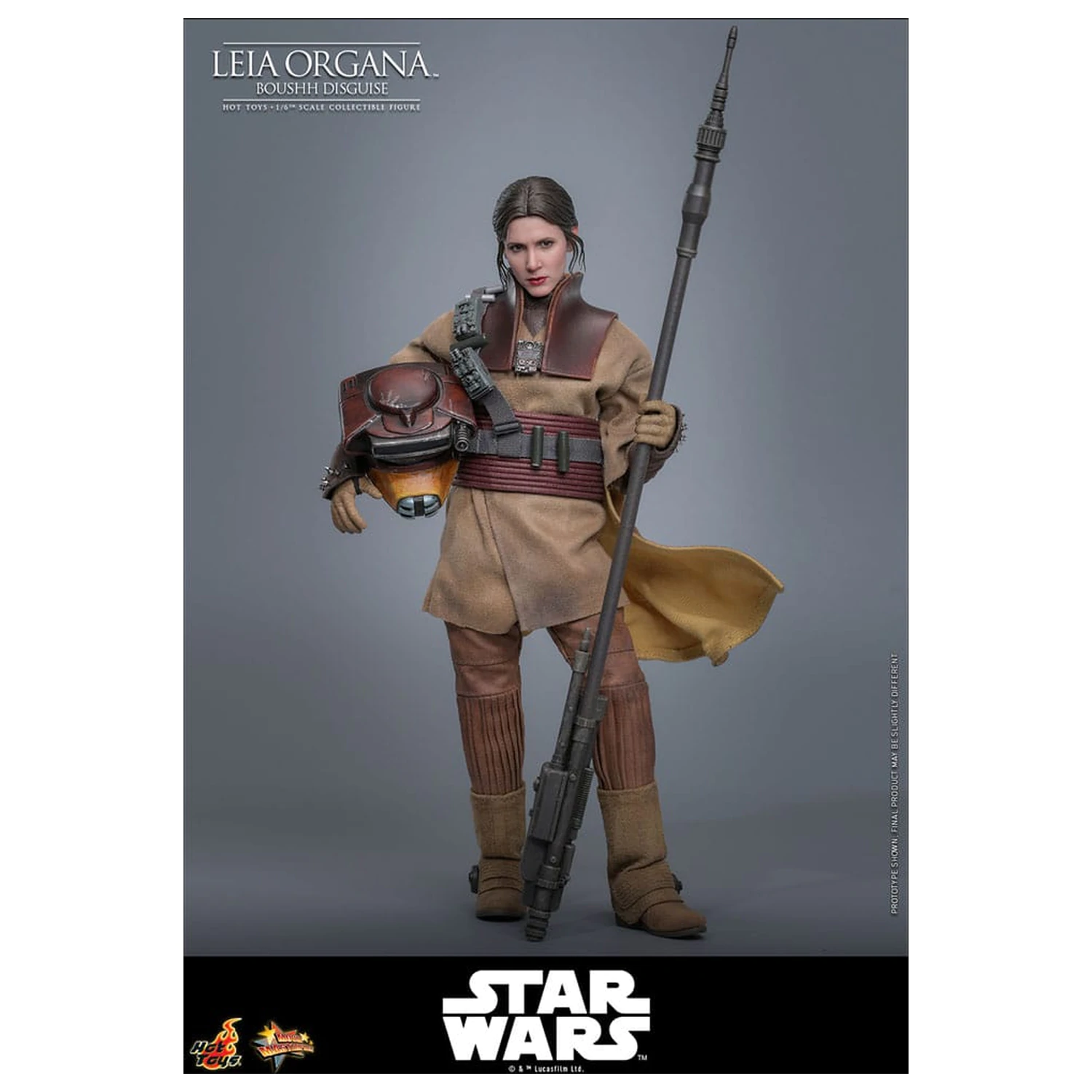Star Wars Episode VI Movie Masterpiece Figurina de actiune 1/6 Leia Organa (Boushh Disguise) 27 cm poza produsului