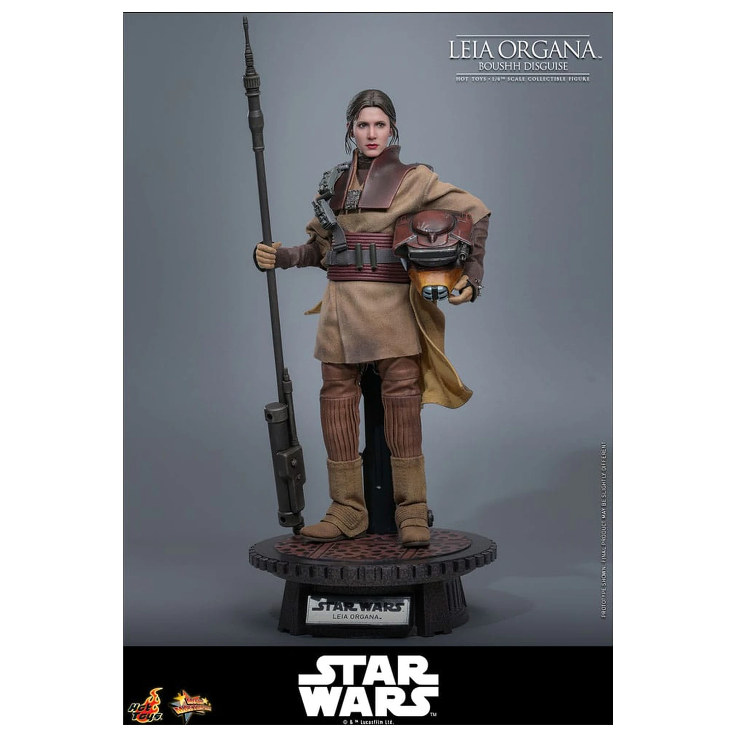 Star Wars Episode VI Movie Masterpiece Figurina de actiune 1/6 Leia Organa (Boushh Disguise) 27 cm poza produsului