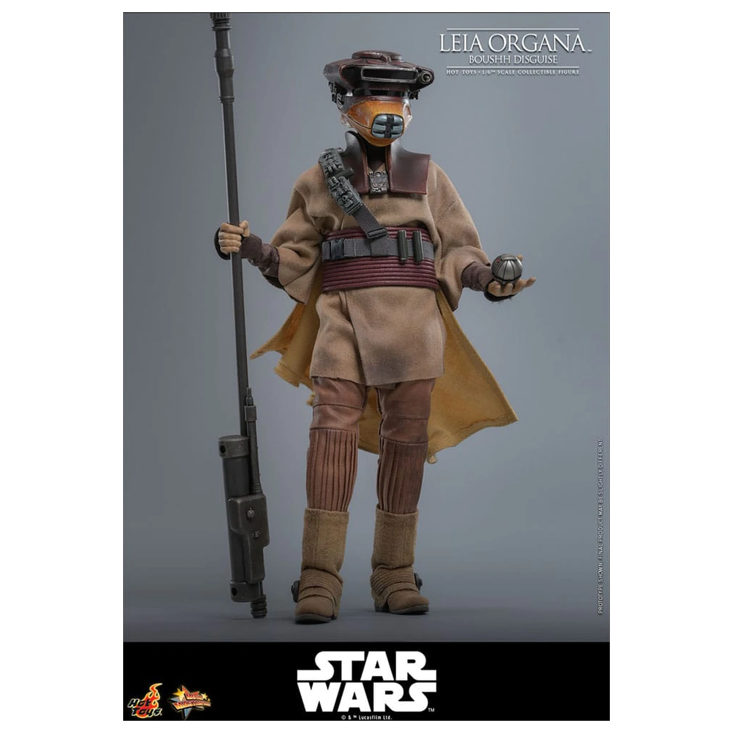 Star Wars Episode VI Movie Masterpiece Figurina de actiune 1/6 Leia Organa (Boushh Disguise) 27 cm poza produsului