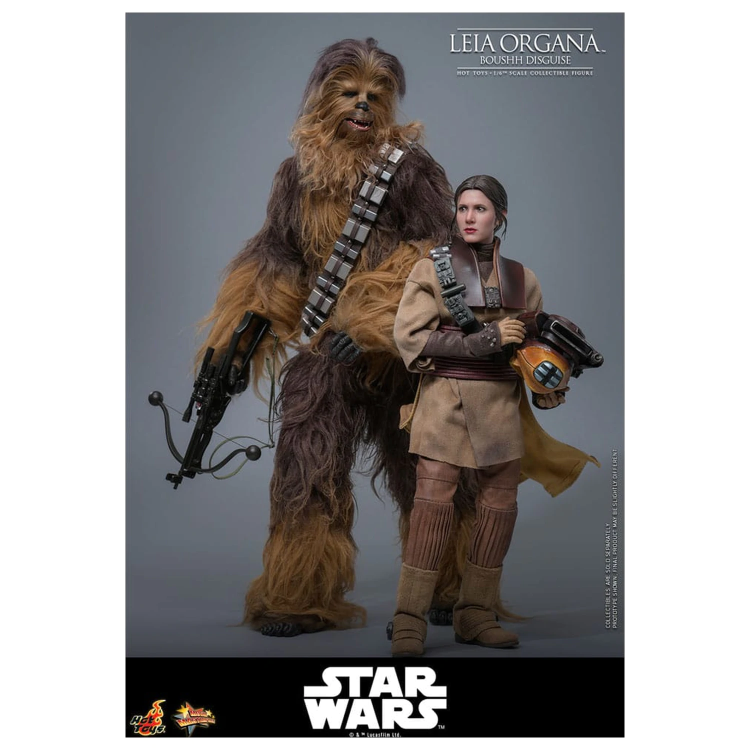 Star Wars Episode VI Movie Masterpiece Figurina de actiune 1/6 Leia Organa (Boushh Disguise) 27 cm poza produsului
