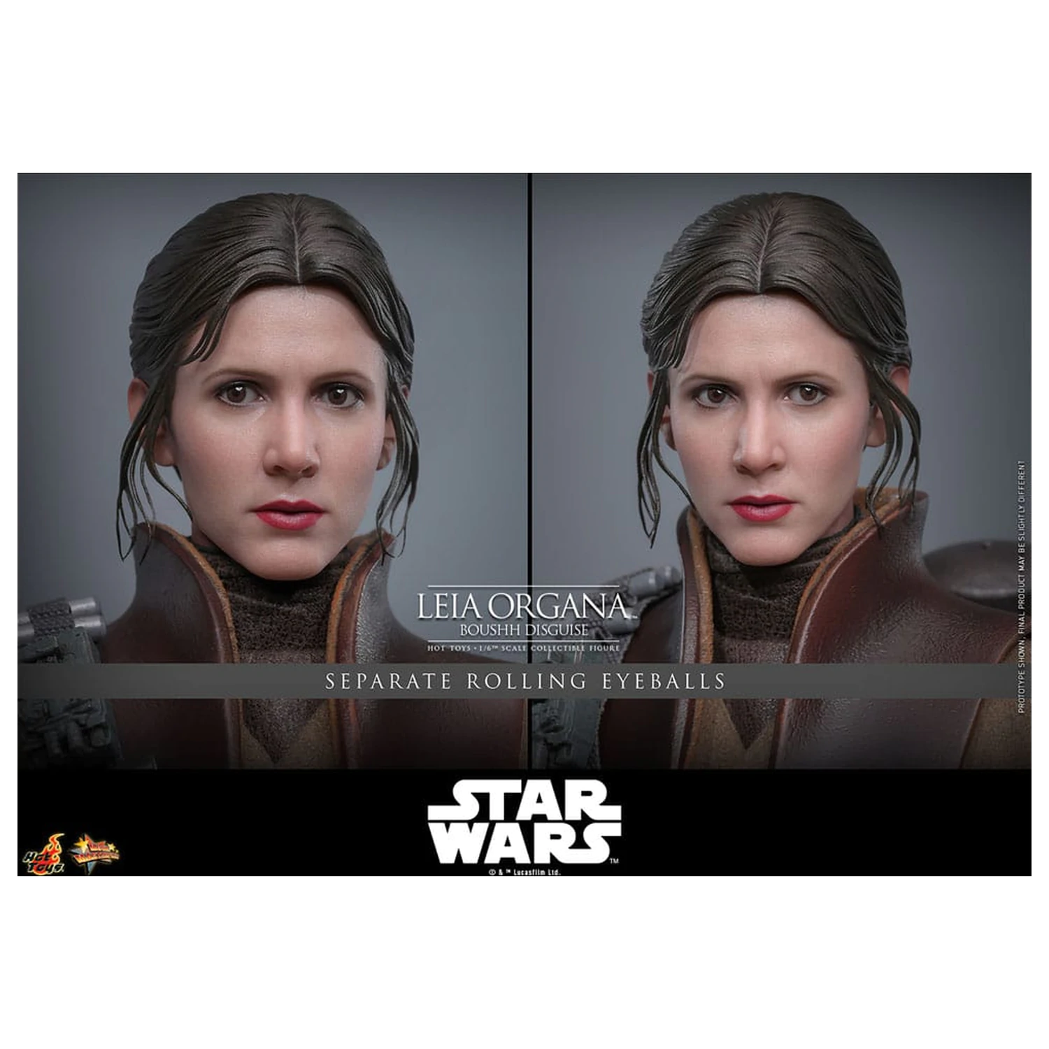 Star Wars Episode VI Movie Masterpiece Figurina de actiune 1/6 Leia Organa (Boushh Disguise) 27 cm poza produsului