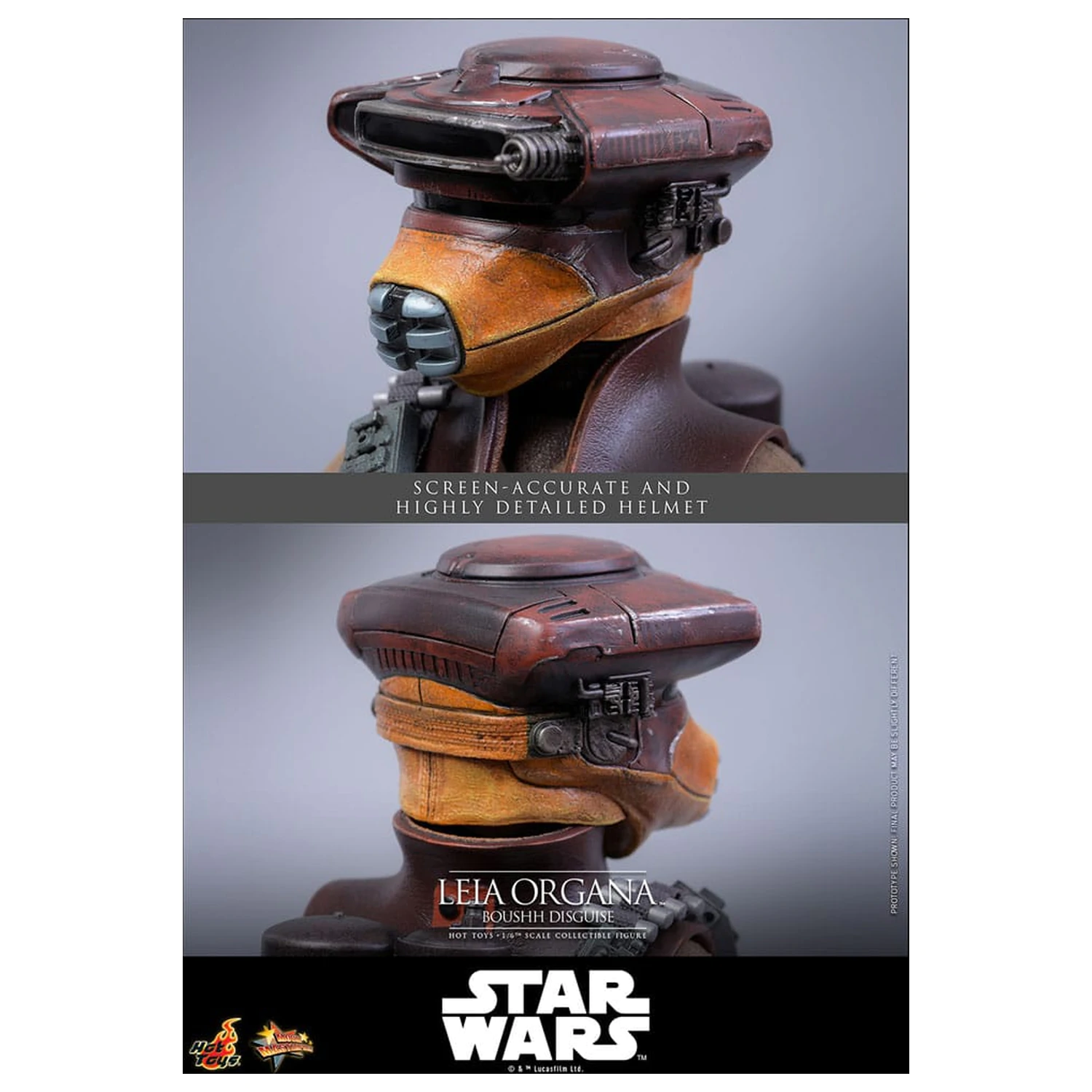Star Wars Episode VI Movie Masterpiece Figurina de actiune 1/6 Leia Organa (Boushh Disguise) 27 cm poza produsului