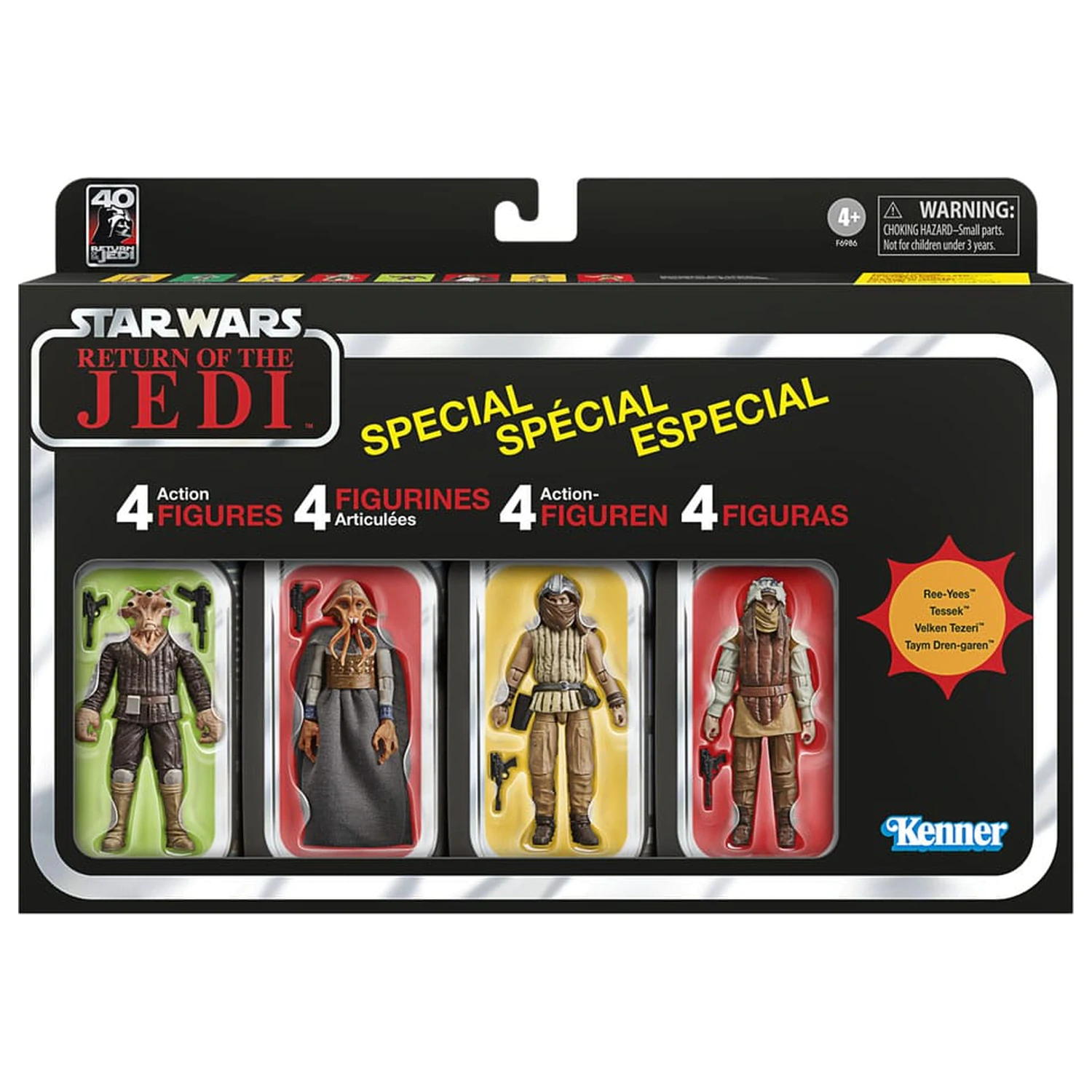 Star Wars Episode VI Vintage Collection Action Figure 4-Pack Jabba's Court Denizens 10 cm poza produsului