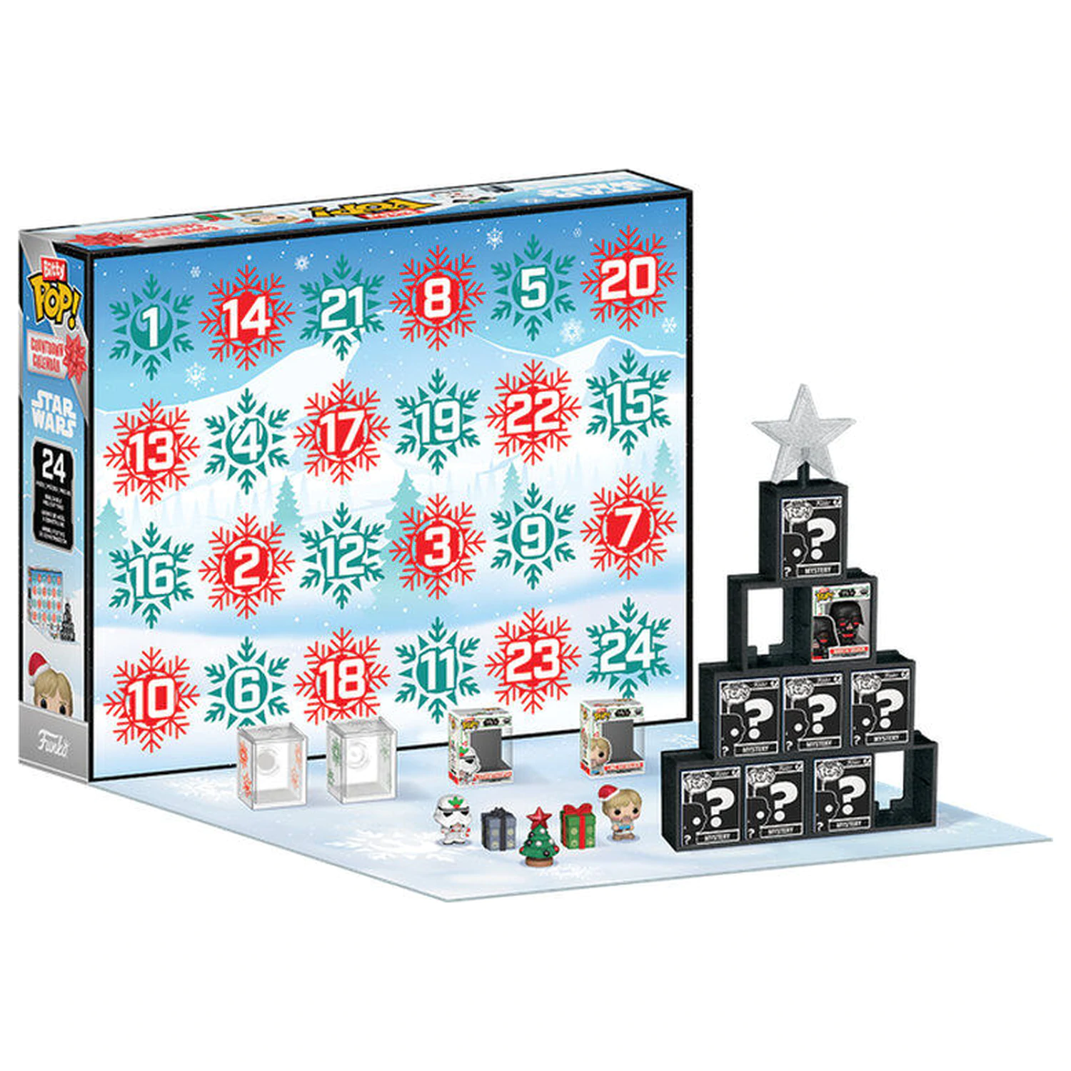 Funko Bitty Pop Calendar de Advent Star Wars poza produsului