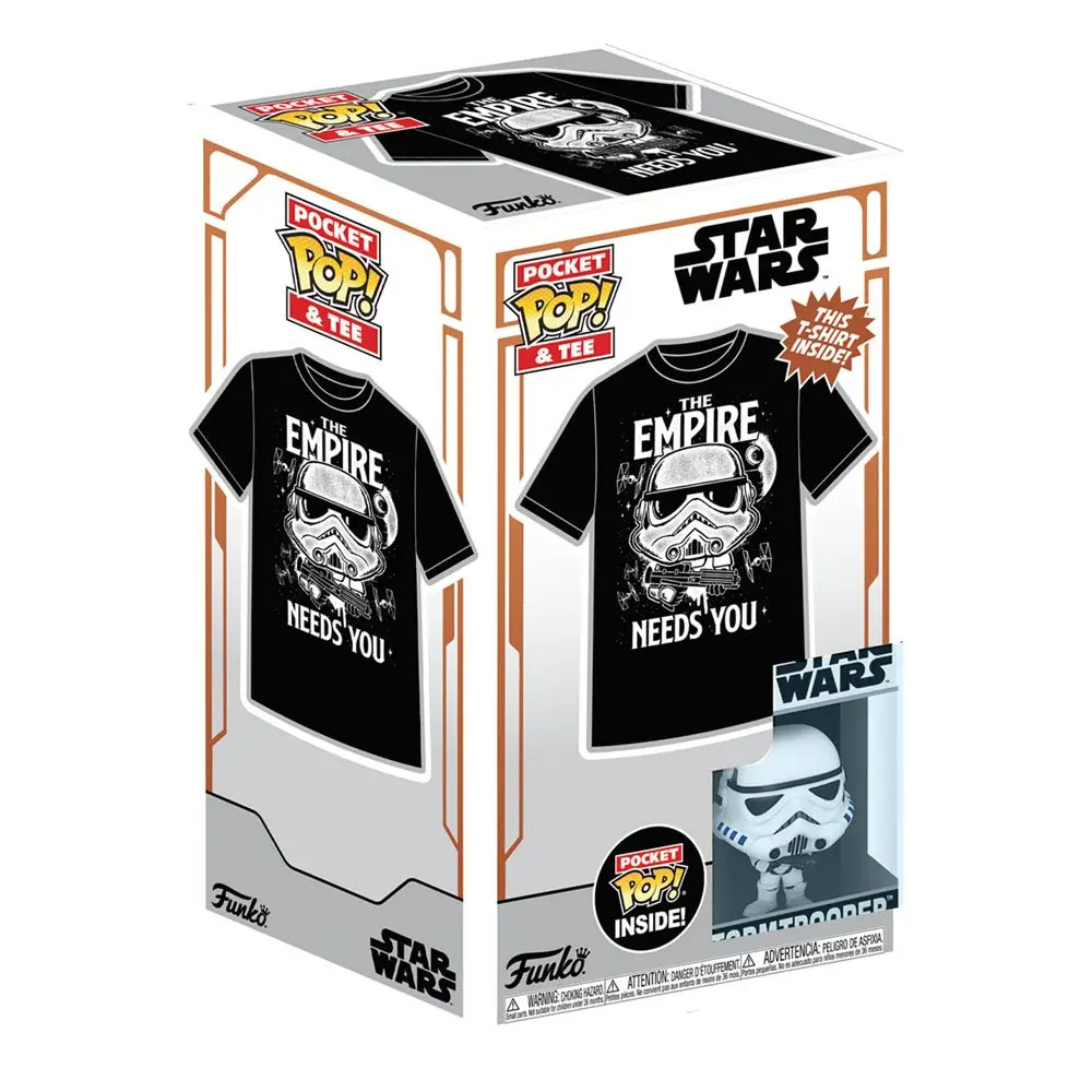 Star Wars Pocket POP! & Tricou Cutie Stormtrooper (KD) Mărime L poza produsului