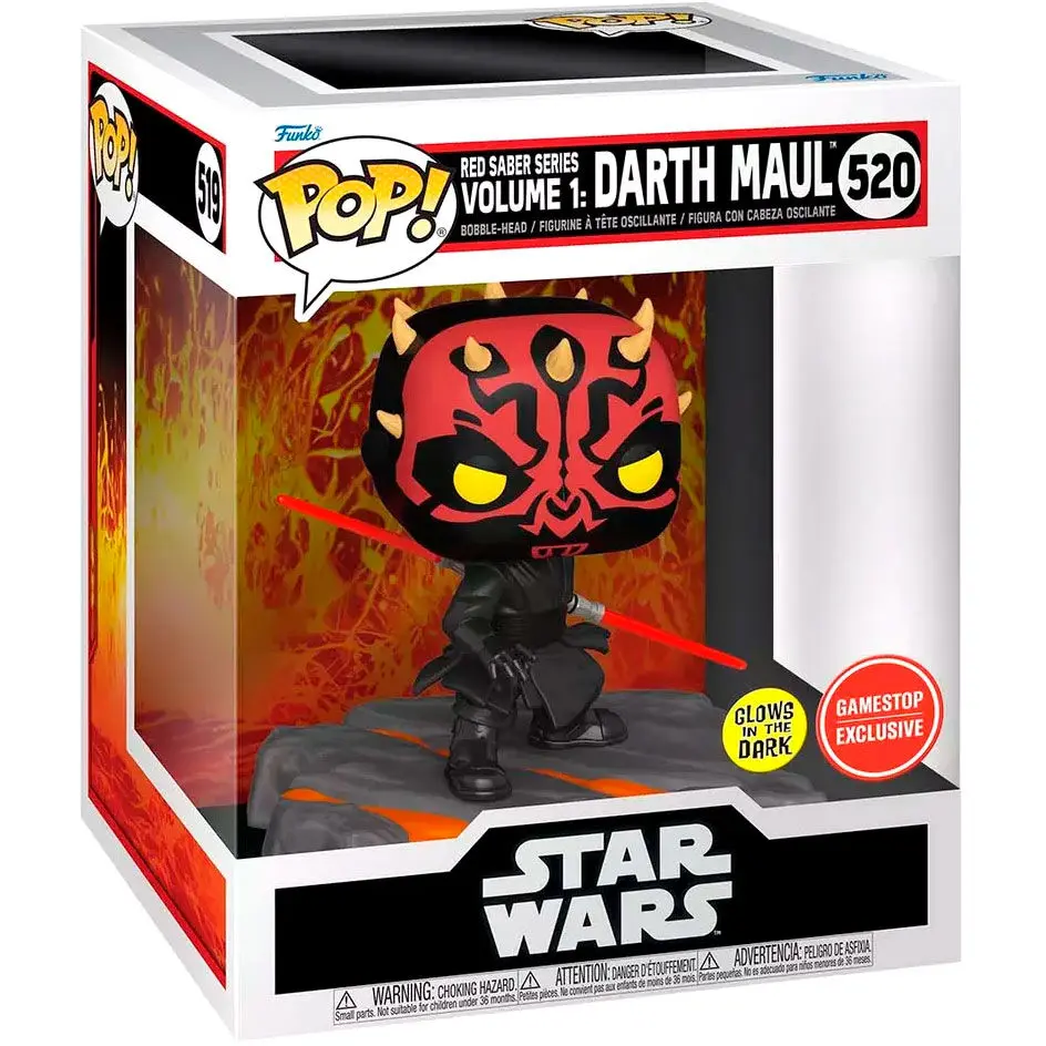 Star Wars POP! Figurina de vinil Deluxe Seria Sabie Roșie Volumul 1: Darth Maul(GW) 9 cm poza produsului