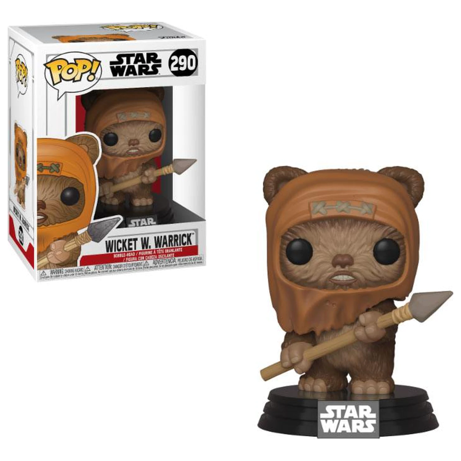 Star Wars Funko POP! Movies Figurină de vinil Wicket poza produsului