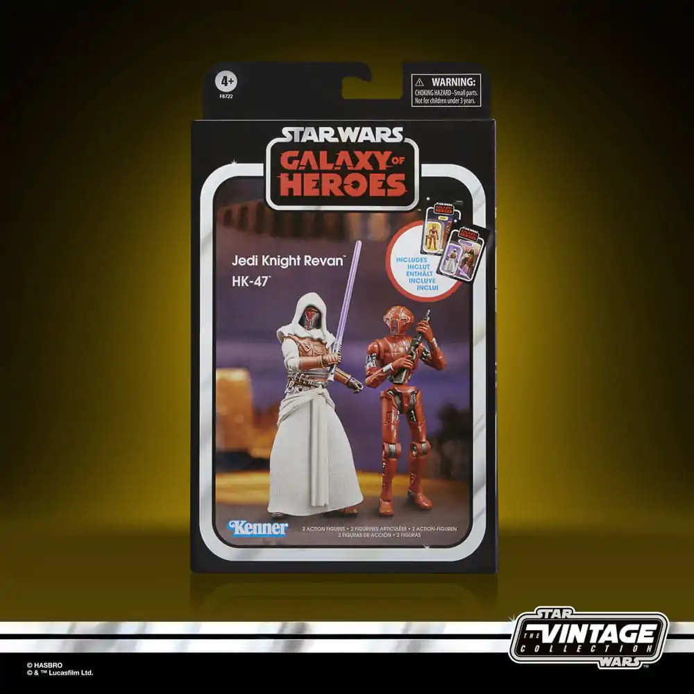 Star Wars: Galaxy of Heroes Vintage Collection figurina de actiune pachet 2 Jedi Knight Revan & HK-47 10 cm poza produsului