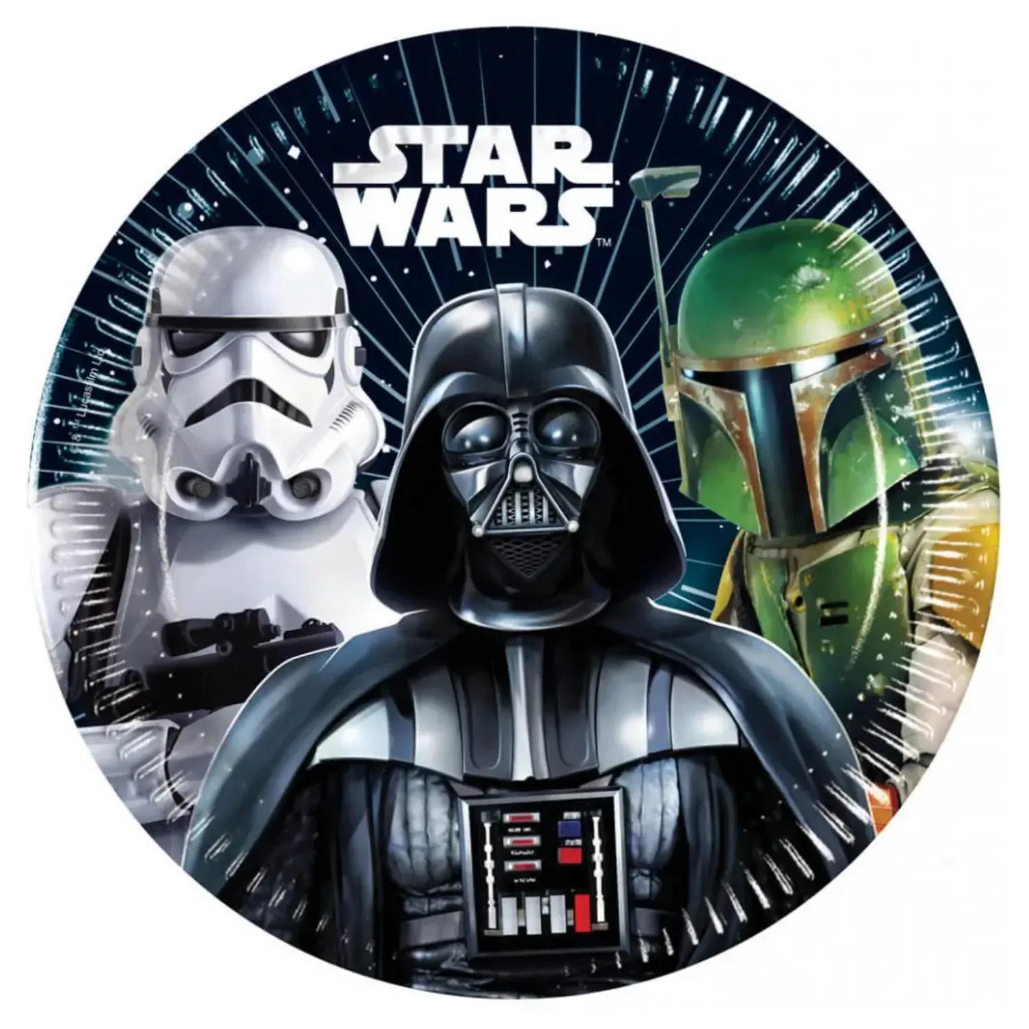 Star Wars Galaxy farfurii de hartie 8 buc 20 cm FSC poza produsului