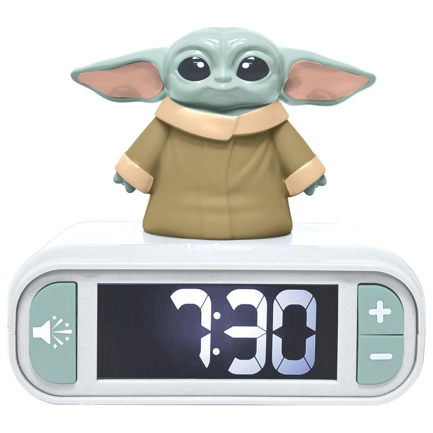 Star Wars Grogu ceas desteptator digital cu lumina de noapte 3D poza produsului