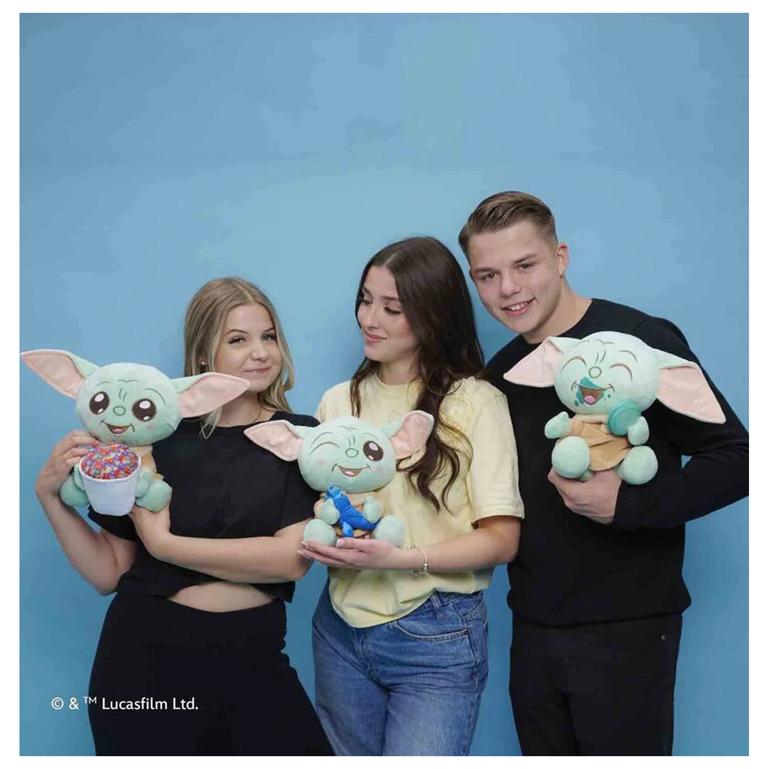 Star Wars Grogu Macaroon jucarie de plus 25cm poza produsului