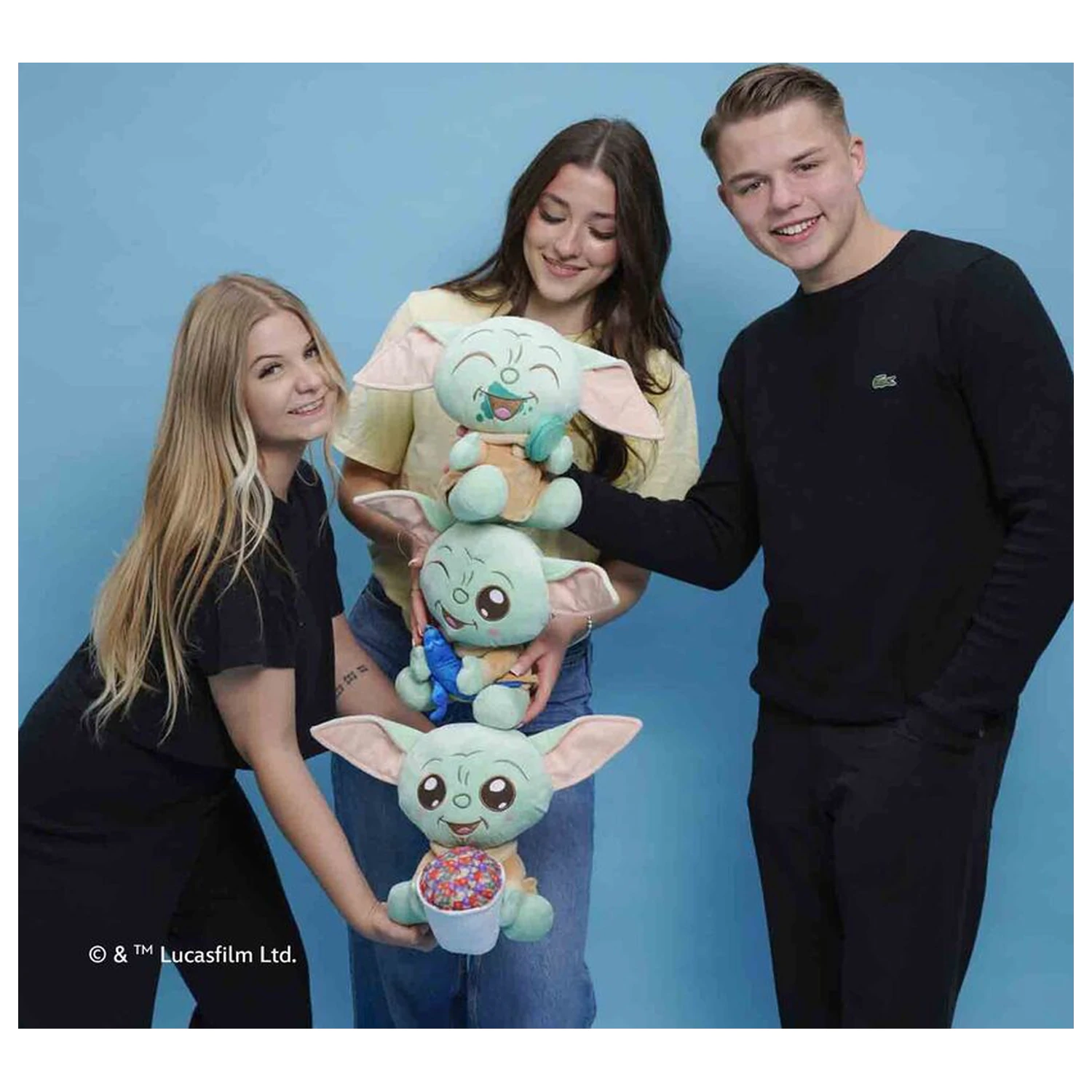 Star Wars Grogu Macaroon jucarie de plus 25cm poza produsului