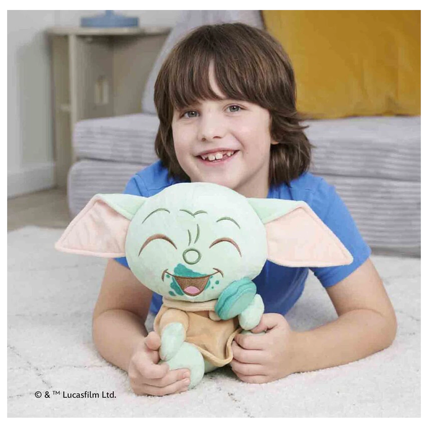Star Wars Grogu Macaroon jucarie de plus 25cm poza produsului