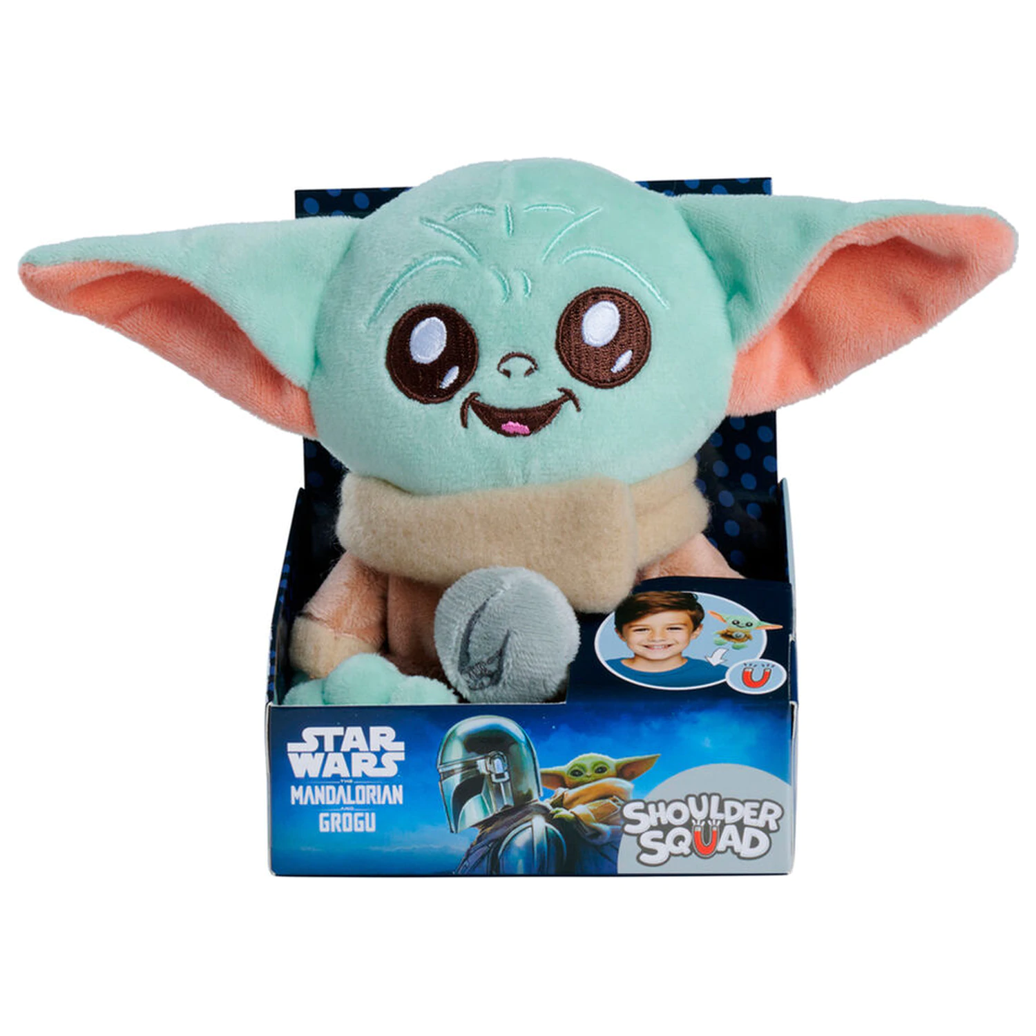 Star Wars Grogu jucarie de plus de umar 12 cm poza produsului
