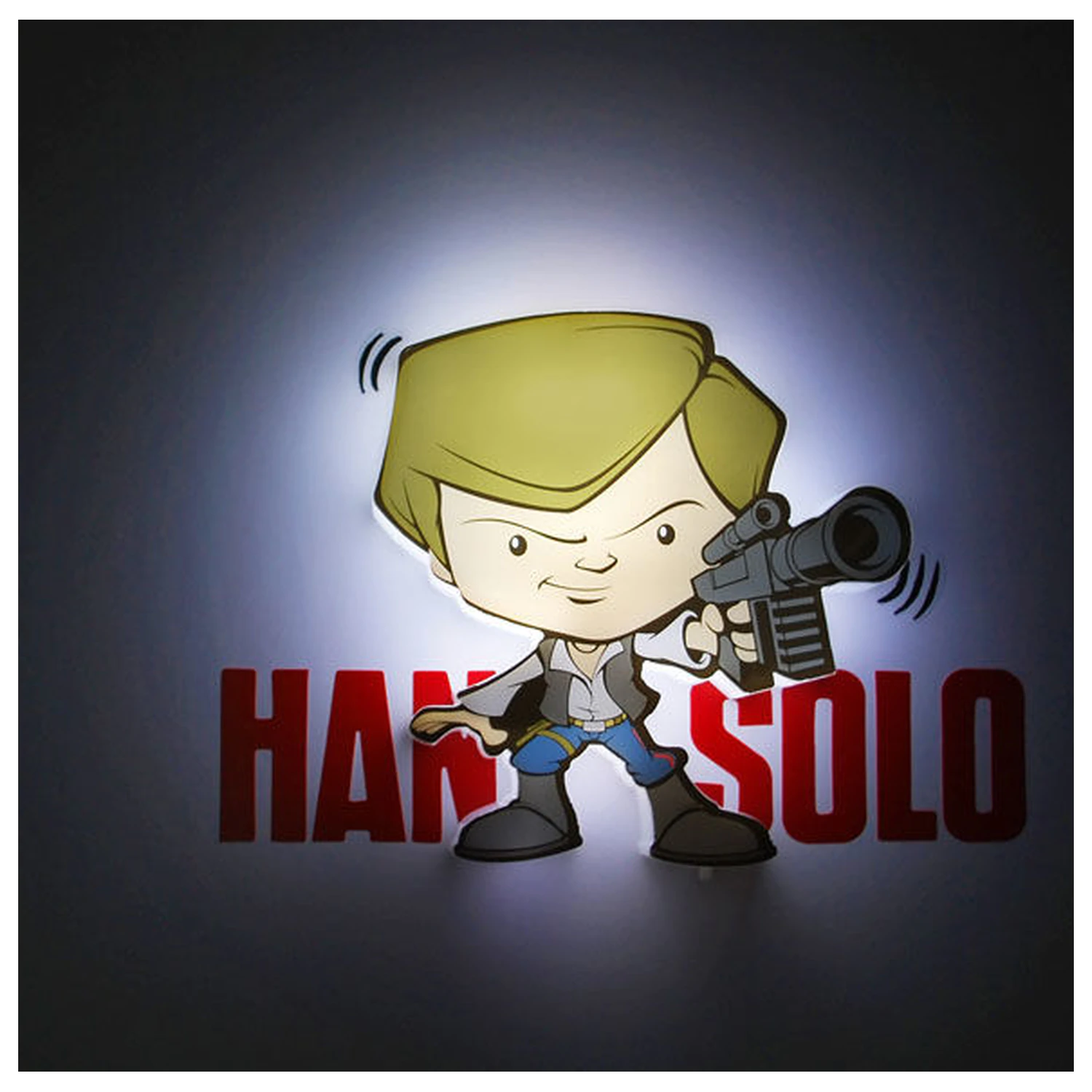 Star Wars Hans Solo 3D Light FX mini lampa poza produsului
