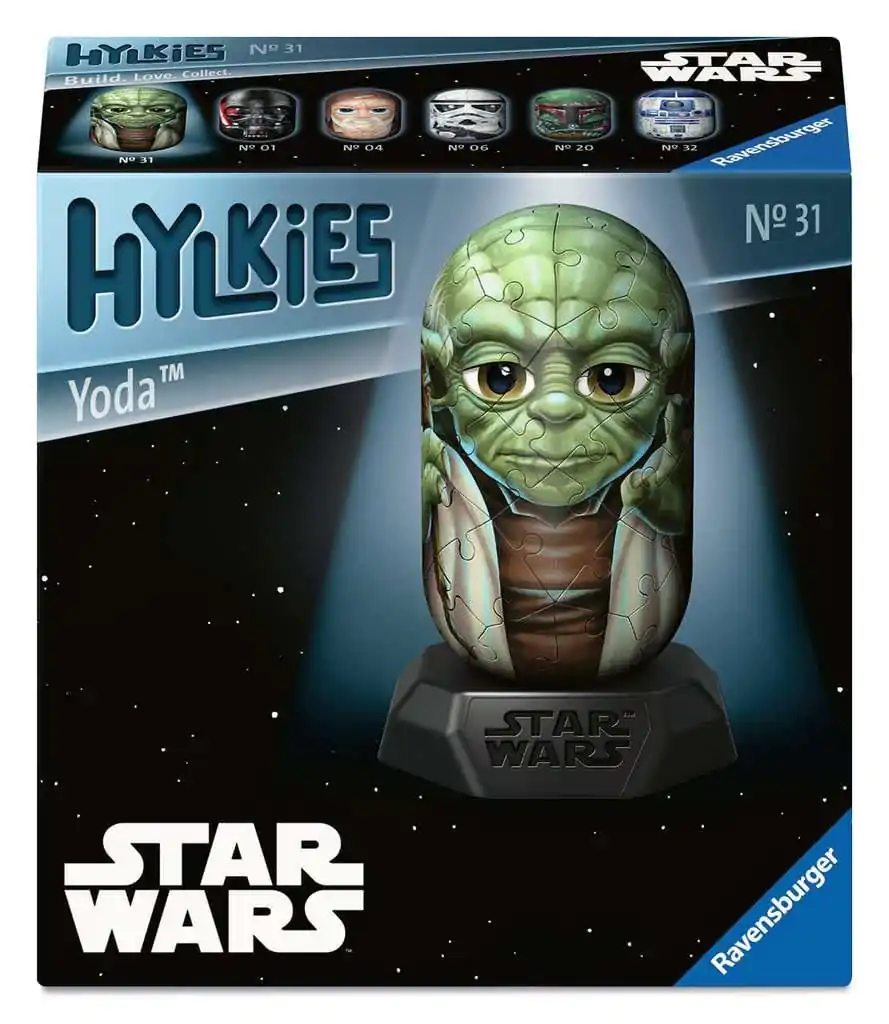 Star Wars Hylkies Puzzle 3D Yoda (55 piese) poza produsului