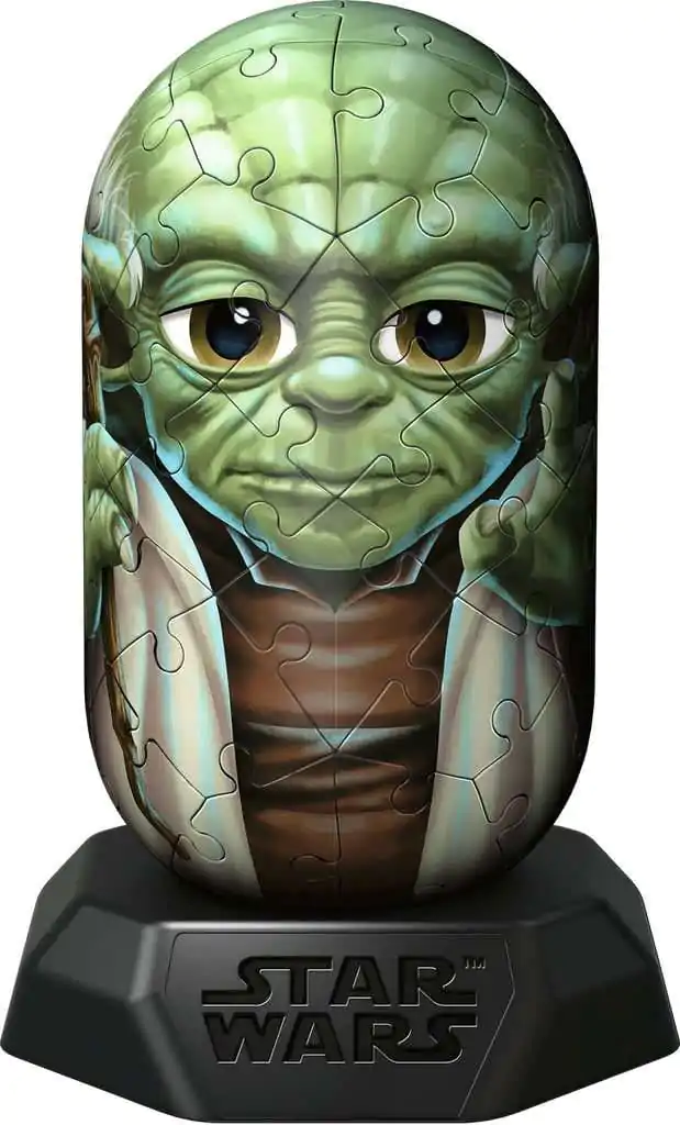 Star Wars Hylkies Puzzle 3D Yoda (55 piese) poza produsului