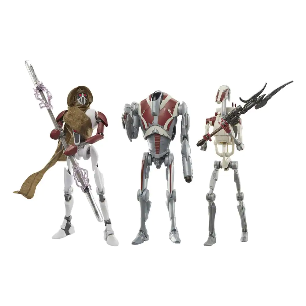 Star Wars Jedi: Survivor Black Series Figurina de acțiune Set de 3 Magna Guard, Super Battle Droid & Battle Droid poza produsului