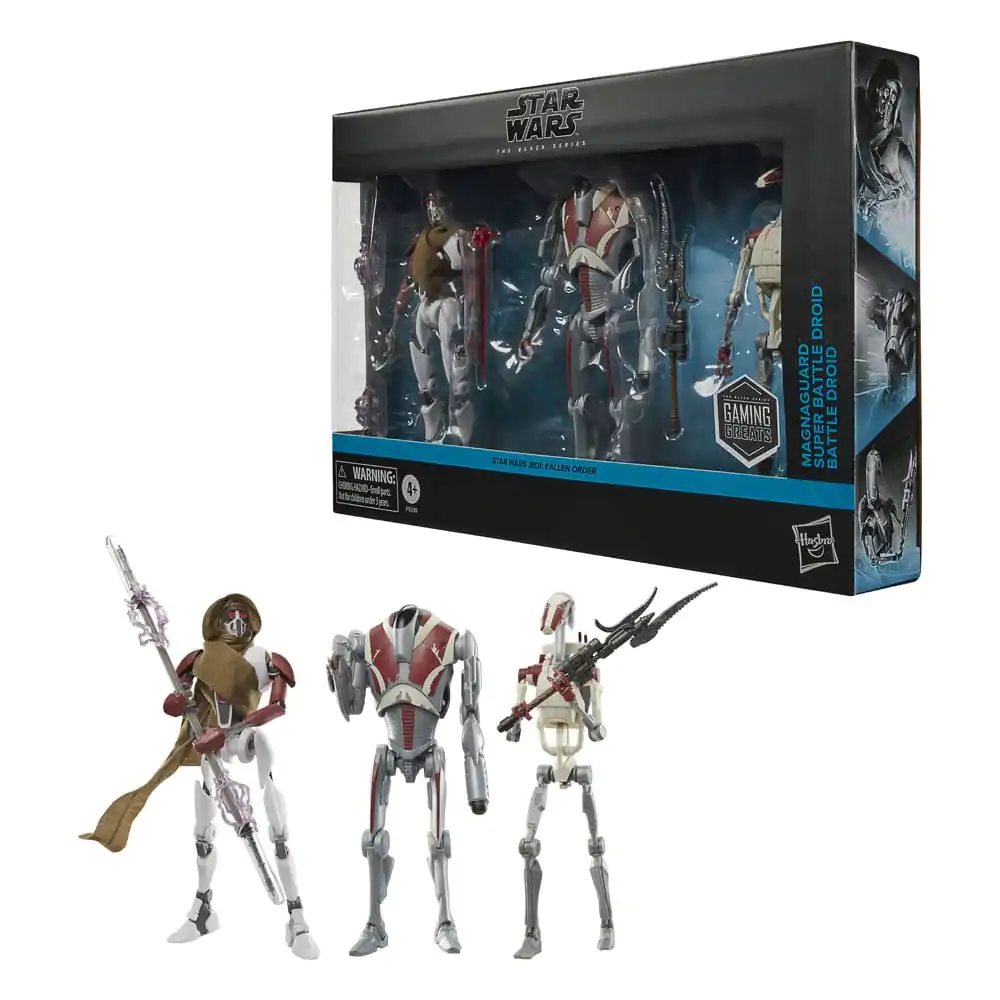 Star Wars Jedi: Survivor Black Series Figurina de acțiune Set de 3 Magna Guard, Super Battle Droid & Battle Droid poza produsului