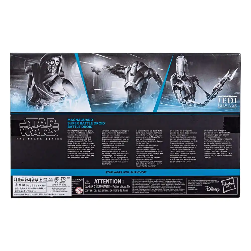 Star Wars Jedi: Survivor Black Series Figurina de acțiune Set de 3 Magna Guard, Super Battle Droid & Battle Droid poza produsului