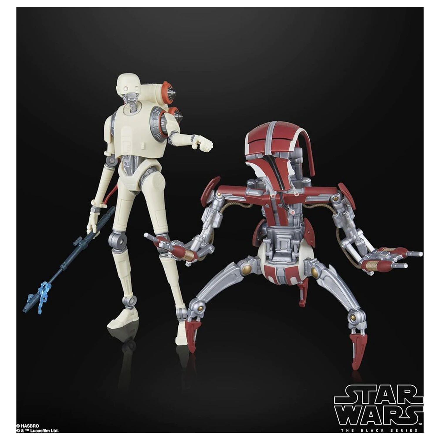 Star Wars Jedi Survivor KX Security Droid Enforcer si Droideka pack 2 figurine 15cm poza produsului