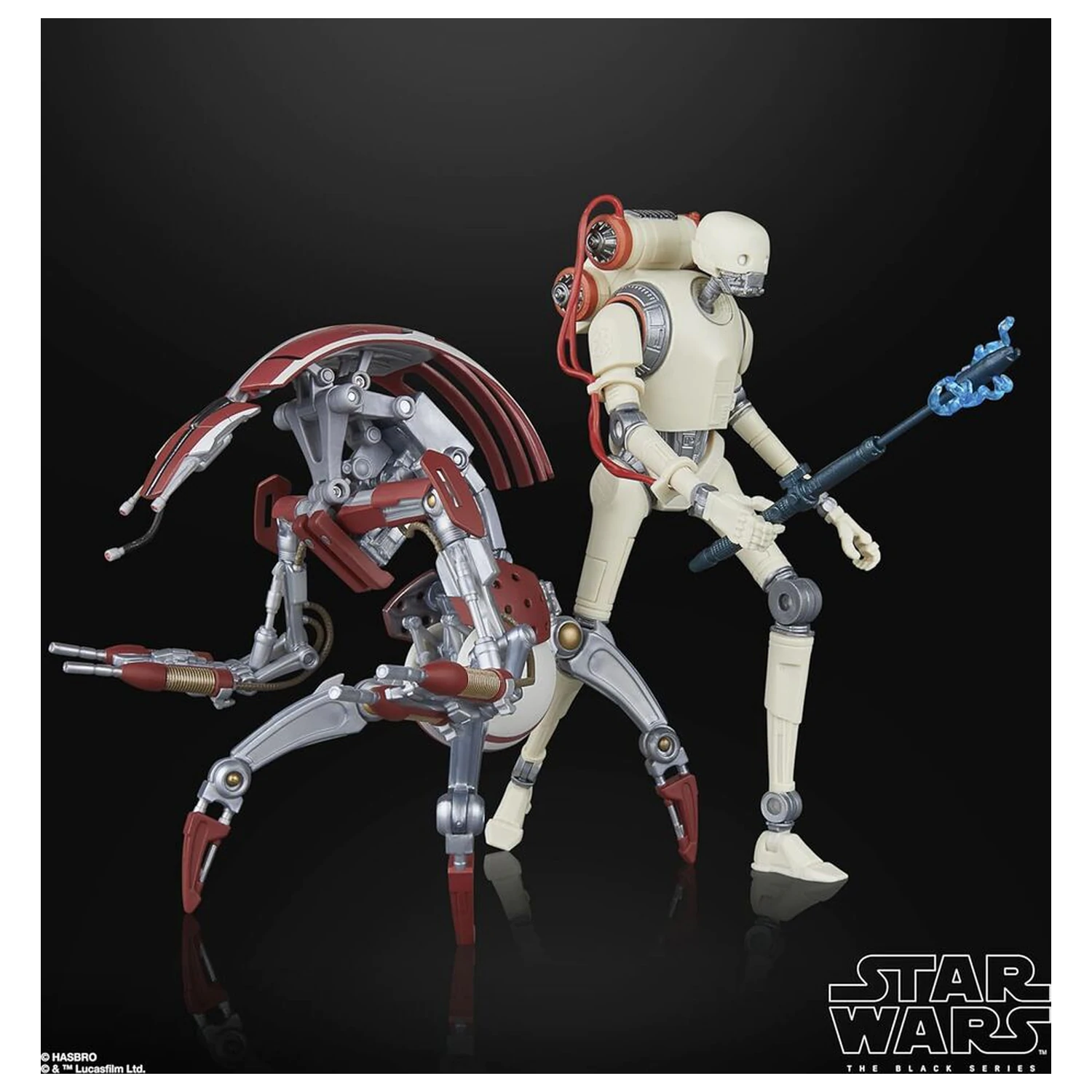 Star Wars Jedi Survivor KX Security Droid Enforcer si Droideka pack 2 figurine 15cm poza produsului