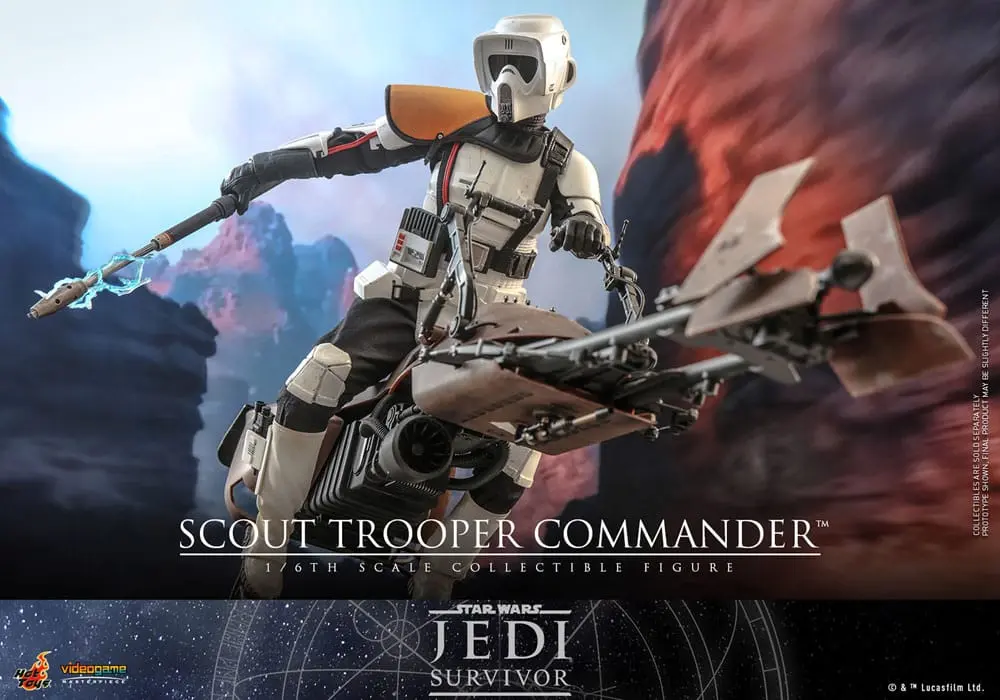 Star Wars: Jedi Survivor Figurina de acțiune Masterpiece Videogame 1/6 Comandantul soldatului cercetaș 30 cm poza produsului