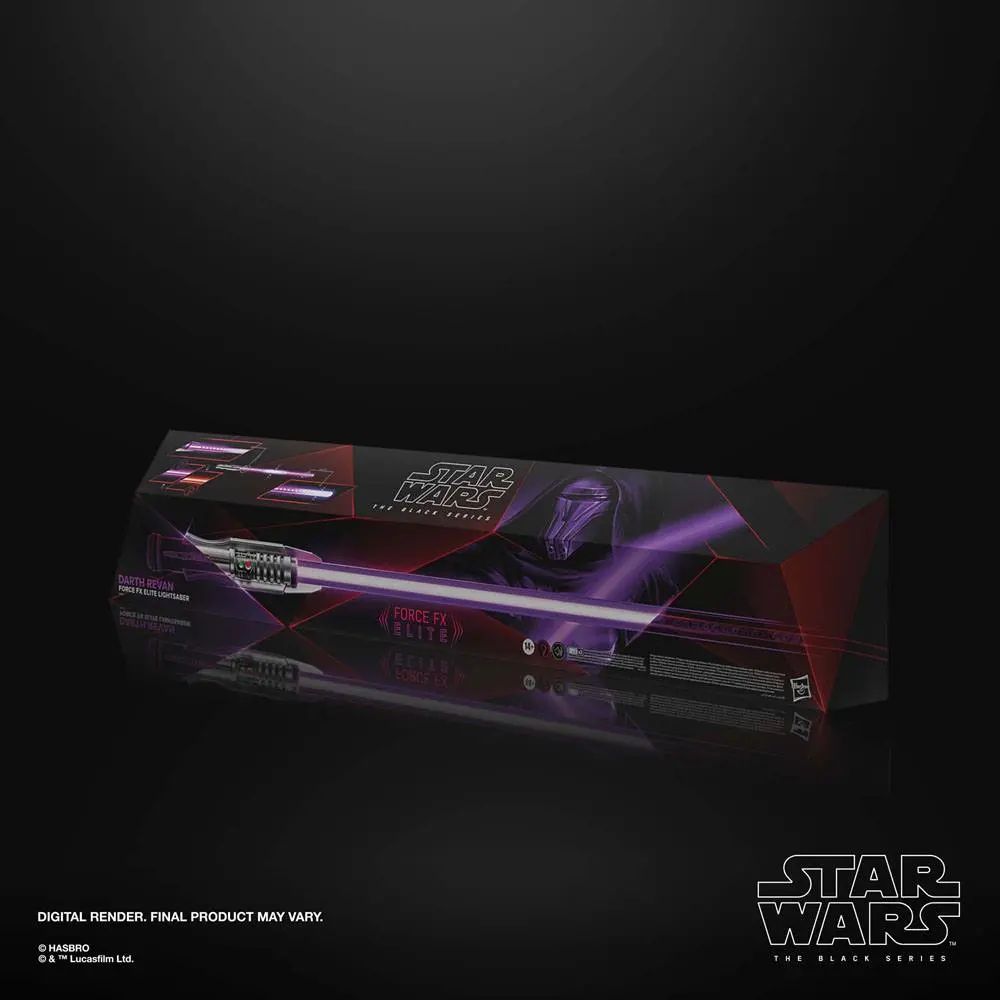 Star Wars: Knights of the Old Republic Black Series Replica Sabie Laser Force FX Elite Darth Revan poza produsului