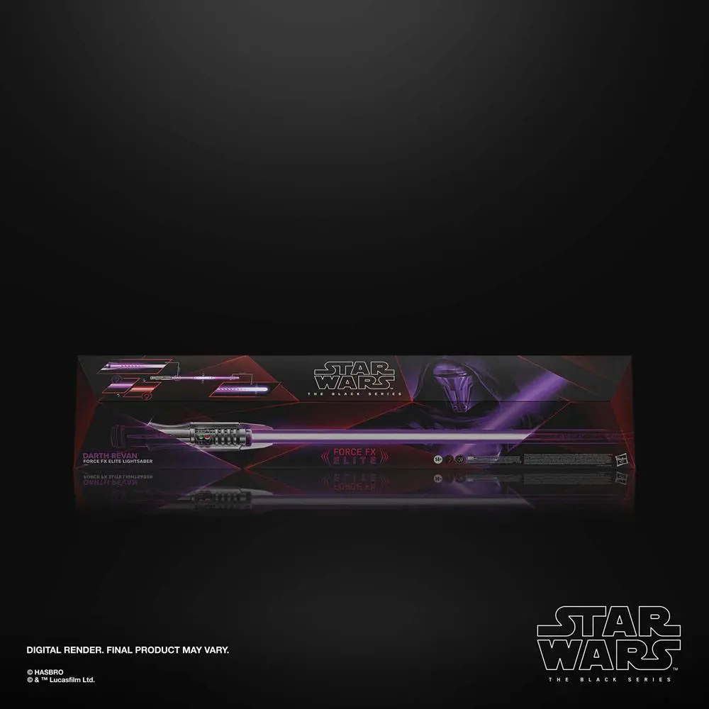 Star Wars: Knights of the Old Republic Black Series Replica Sabie Laser Force FX Elite Darth Revan poza produsului