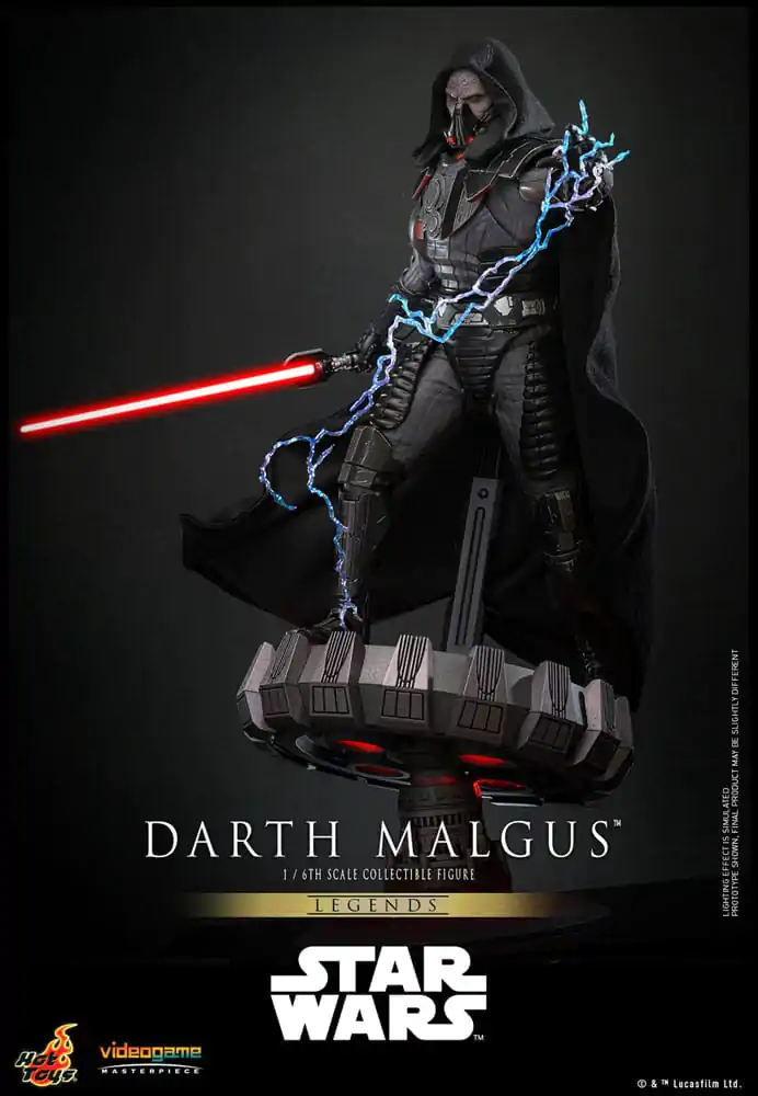 Figurină de acțiune de colecție Star Wars Legends Videogame Masterpiece 1/6 Darth Malgus 34 cm poza produsului